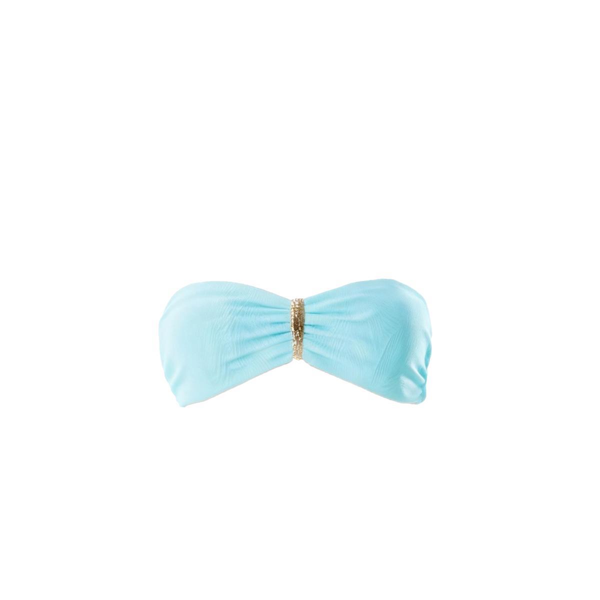Top Phax solido strapless Aqua Mirage - Imagen 3
