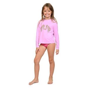 Rashguard Ingear M/L zebra rosada niña 4-12yr
