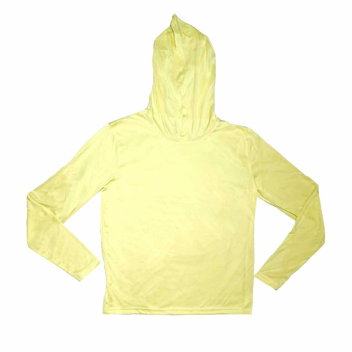 Rashguard Uzzi M/L niños amarilla con capuchon