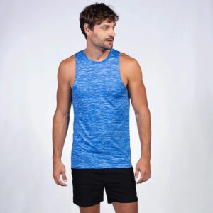 Rashguard Ingear sin manga hombre celeste lineas