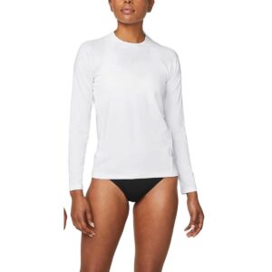 Rashguard SS M/L blanco mujer