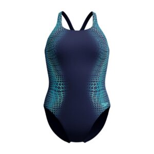 Calzoneta Speedo Endurance+Max Digital Printed Medalist mujer azul