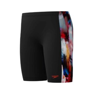 Jammer Speedo Endurance+ Digital Panel niño negro/palmeras tie-dye