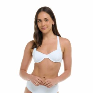 Top Eidon solido Maya blanco mujer