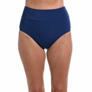 Bottom Maxine cintura alta con banda azul marino