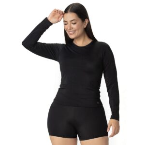 Bottom short Garotas Acuafit negro