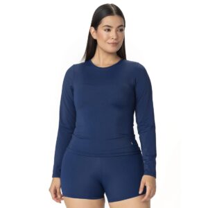 Bottom short Garotas Acuafit azul cobalto