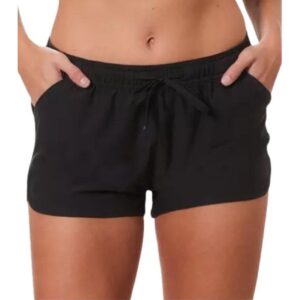 Short US Apparel SS deportivo negro mujer