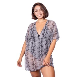 Salida Jordan Taylor mesh dolman sleeve snake ivory