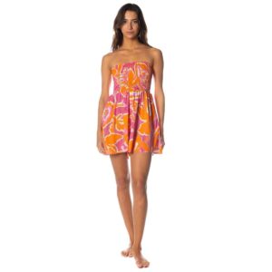 Vestido corto Maaji ICON26 Flamingo Glow Magnolia