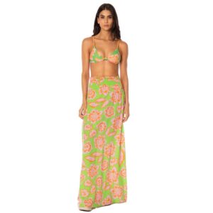 Falda larga Maaji ICON26 Sunset Petals Aubrey