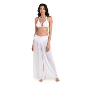 Pantalon LB Sunbeams plisado blanco