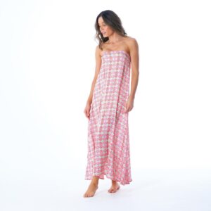 Vestido Phax largo strapless Ethereal Legacy azteca