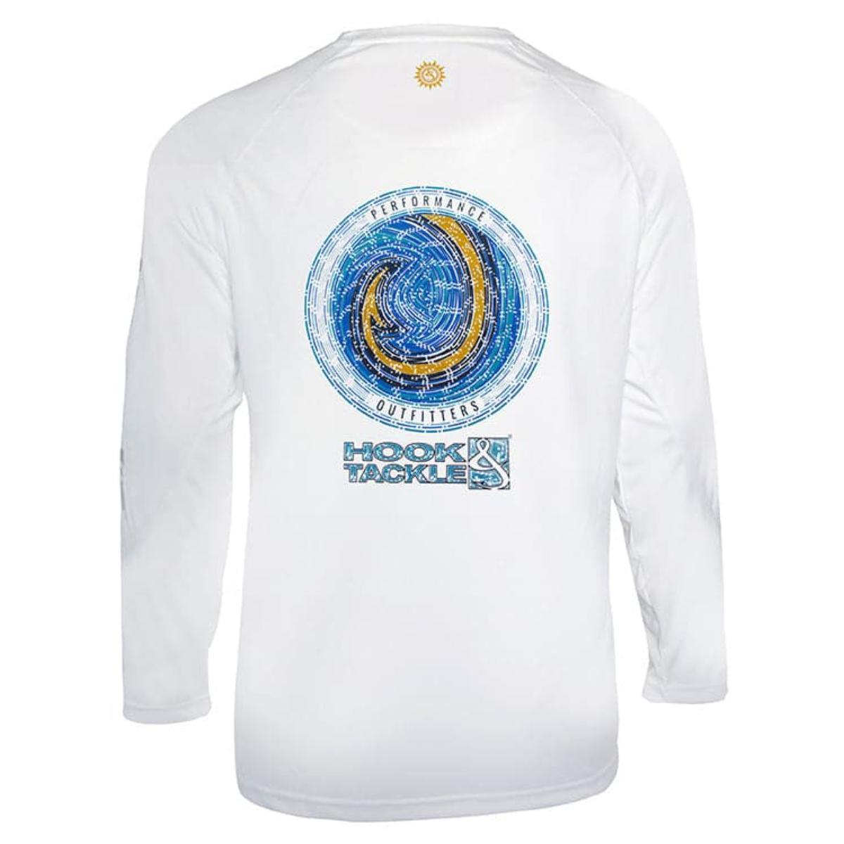 Rashguard Hook & Tackle Hooked blanca hombre - Imagen 2
