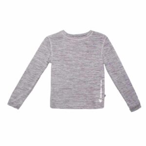 Rashguard Banana Boat SS M/L gris lineas niños