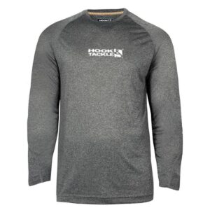 Rashguard Hook & Tackle M/L Tails Up gris niño