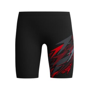 Jammer Speedo Medley Logo niño negro/rojo