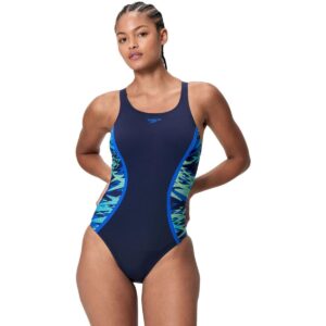 Calzoneta Speedo Endurance Pro HyperBoom Splice Muscleback mujer azul/tonos azul