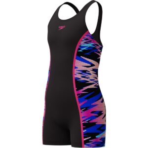 Calzoneta Speedo Endurance Pro Legsuit HyperBoom Splice niña negro/tonos rosados