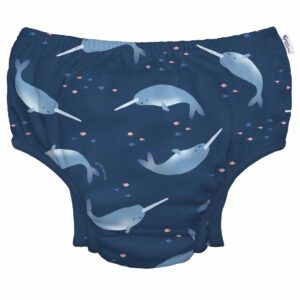 Pañal de agua Green Sprouts Eco Snap narval azul