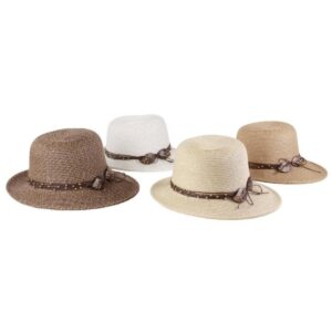 Sombrero Lucky 7 FH17 hojas de coco mujer