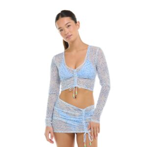 Crop top Eidon M/L Evergreen Aurora mujer