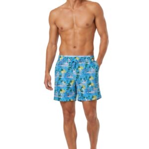Calzoneta Coastal Revolution SS con boxer celeste con palmeras hombre