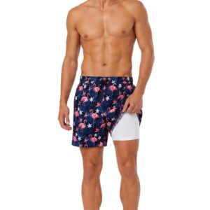 Calzoneta Coastal Revolution SS con boxer azul con flamingos hombre