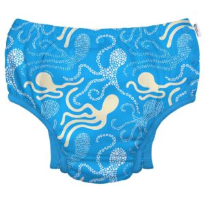 Pañal de agua Green Sprouts Eco Snap pulpos azul