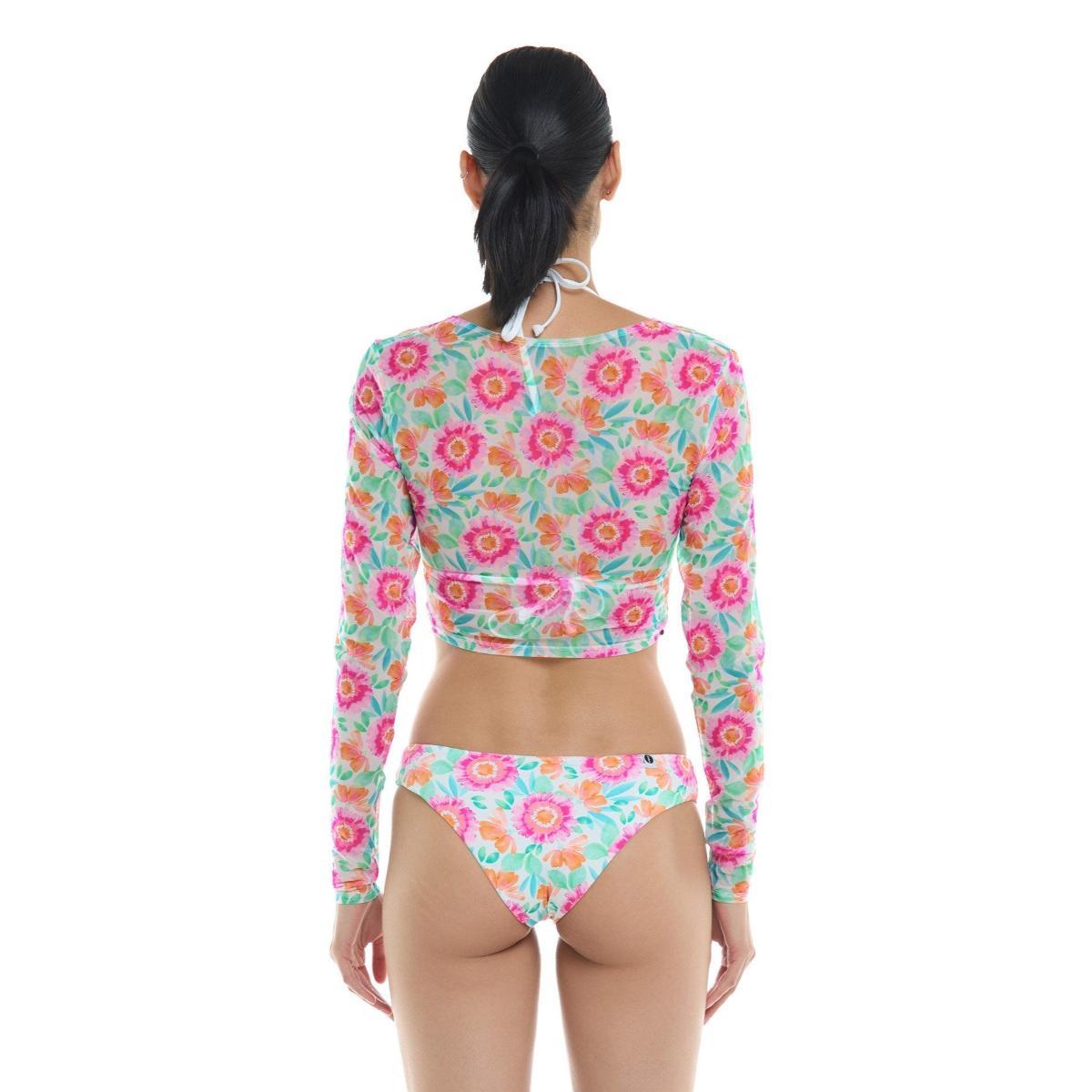 Crop top Eidon M/L Pixel Aurora mujer - Imagen 2