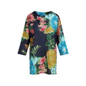 Vestido KikiSol M/L corto Navy Kailua