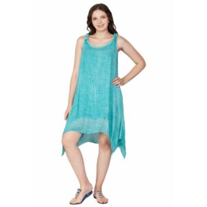 Vestido India Boutique corto capas mujer