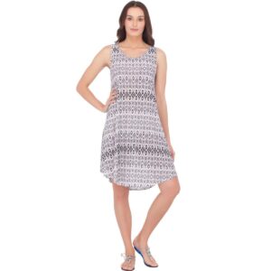 Vestido India Boutique corto batik negro mujer