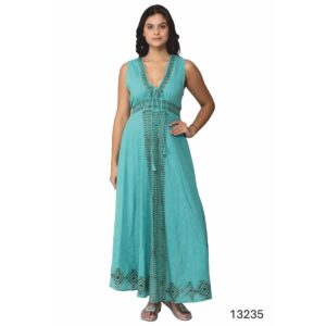Vestido India Boutique largo sin mangas surtido mujer