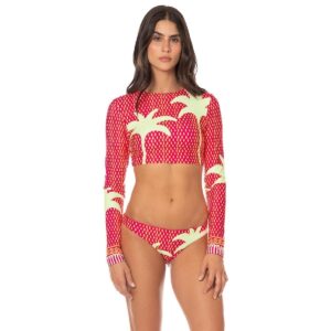Rashguard corto Maaji SS26 Funky Palms Pisa