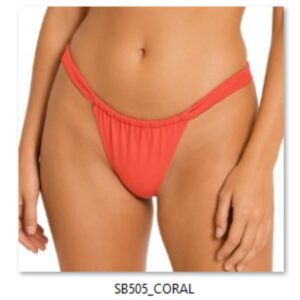 Bottom White Sand Traders SS ajustable coral mujer