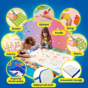 Water Doodle Mat Animolds Ocean Pals