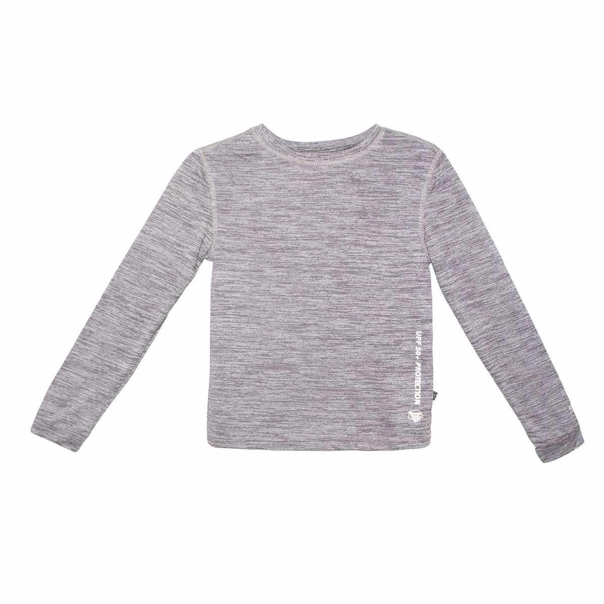 Rashguard Banana Boat SS M/L gris lineas niños