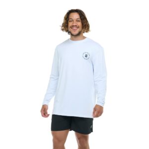 Rashguard Eidon M/L blanca hombre