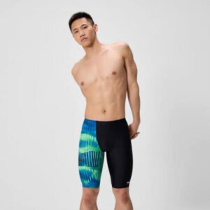 Jammer Speedo Linear Lava hombre negro/aqua