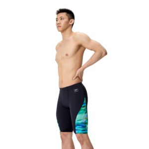 Jammer Speedo Endurance+ Splice Printed hombre negro/aqua