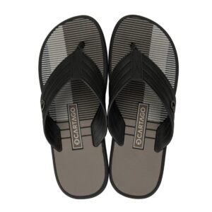Sandalia Cartago Montreal negro/beige hombre