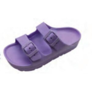 Sandalia Surf 7 niñas Jr tallas 11-3 doble hebilla morado