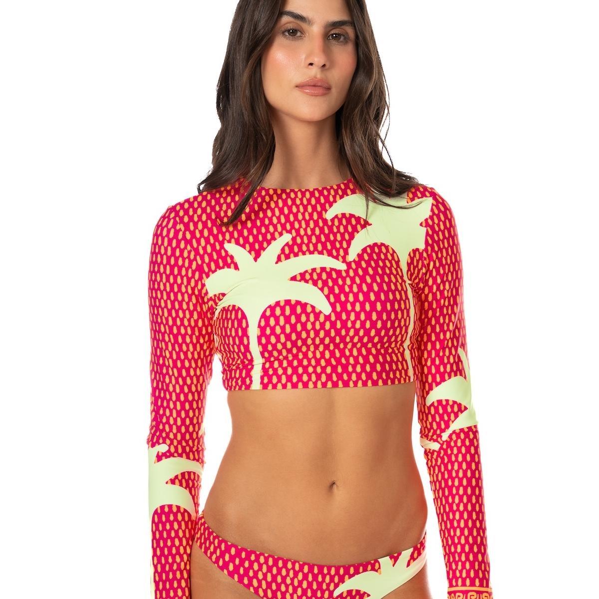 Rashguard corto Maaji SS26 Funky Palms Pisa - Imagen 3