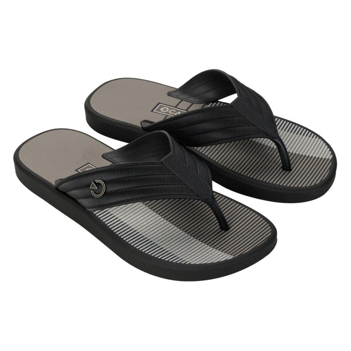 Sandalia Cartago Montreal negro/beige hombre - Imagen 2