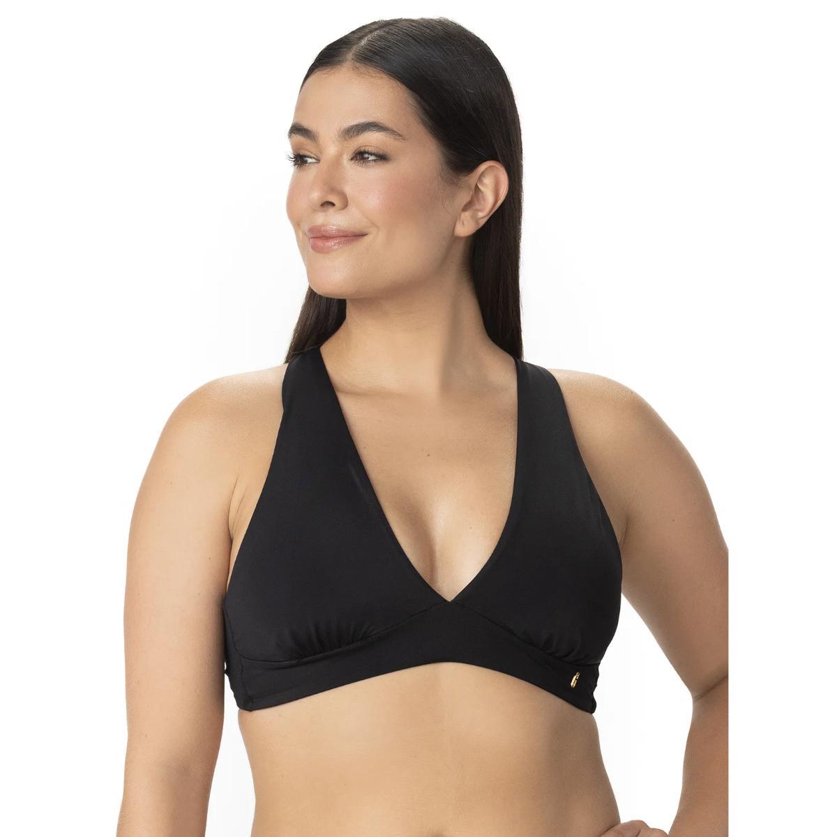 Top Garotas Acuafit triangulo negro - Imagen 2