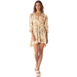 Vestido corto Maaji SS25 Sandstone Tropics Boho