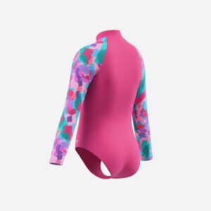 Calzoneta Speedo M/L niña rosada/pincelazos colores